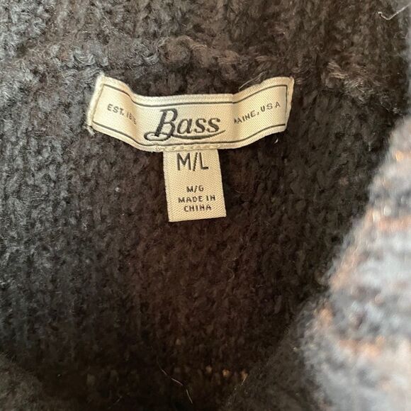NWT Bass Turtle Neck Sweater Top Size L - Picture 7 of 10